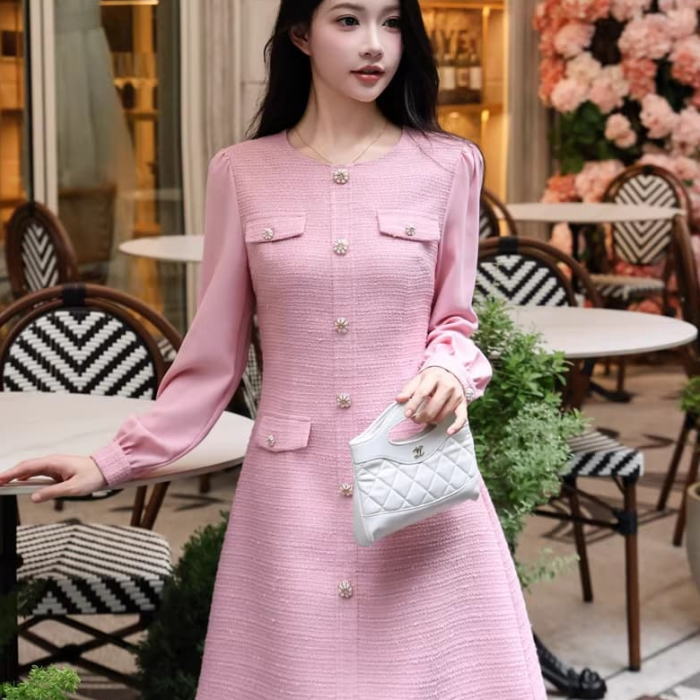 楽天市場】ワンピース レディース 春 きれいめ スクエアネック