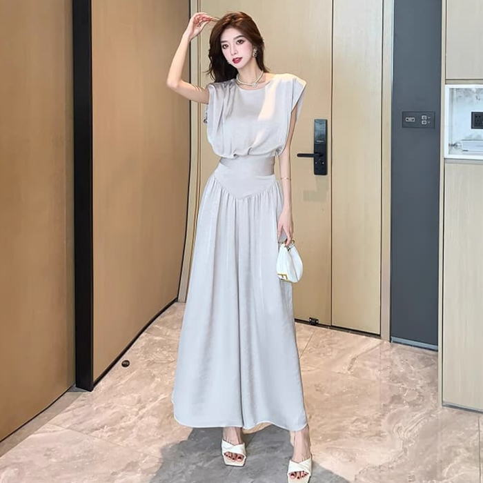 セットアップ 長袖 透け感 トップス パンツ フォーマル きれいめ 楽天市場】セットアップ 結婚式 パンツドレス ドット柄 プリーツ