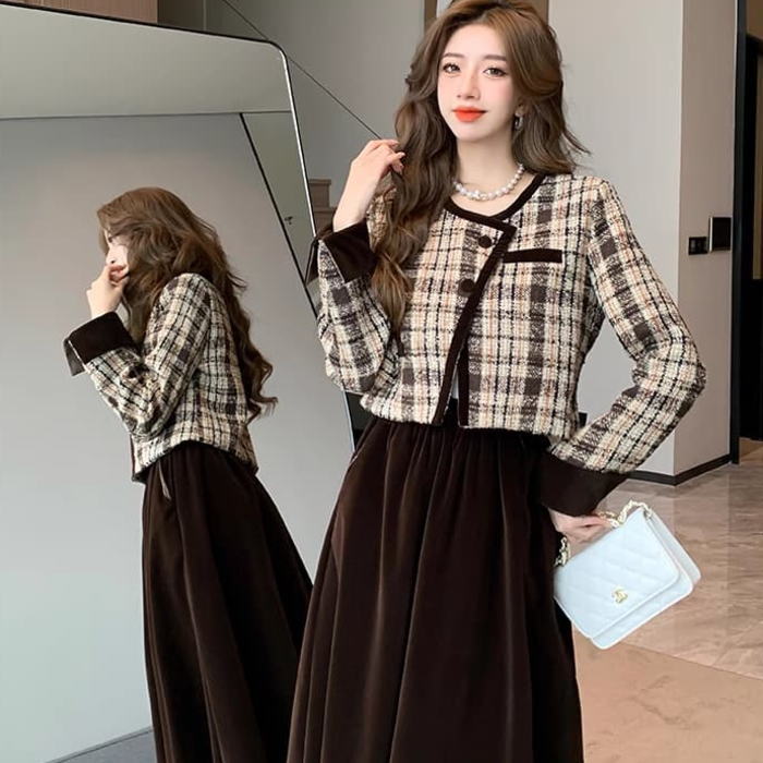 楽天市場】スカートセットアップ 襟 ベロア リボン 長袖 ジャケット