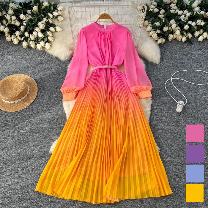 楽天市場】ピンクMサイズのみ即納 ワンピース スタンドカラー フリル