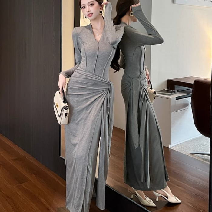 楽天市場】パーティドレス ワンピース ヘビ柄 襟 シフォン フリル 長袖