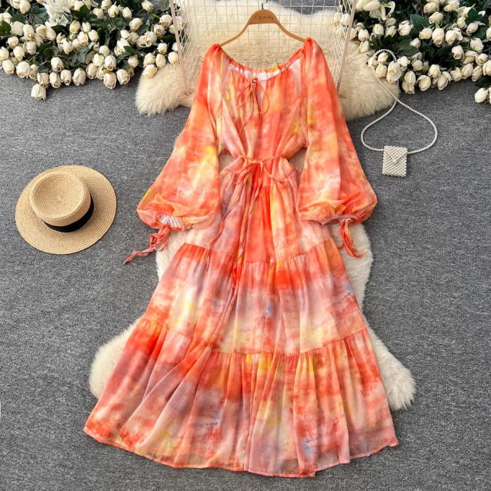 楽天市場】ブルーMのみ即納 ワンピース Vネック レース フリル ベルト