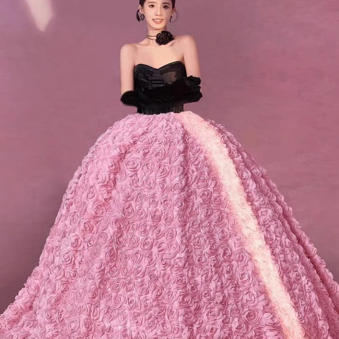 MAC DUGGAL 春色♪完売清楚で可愛いAラインロングドレスピンク系 即納ドレス あす楽 autin Aラインドドレス ピンク XS M L XL XXL
