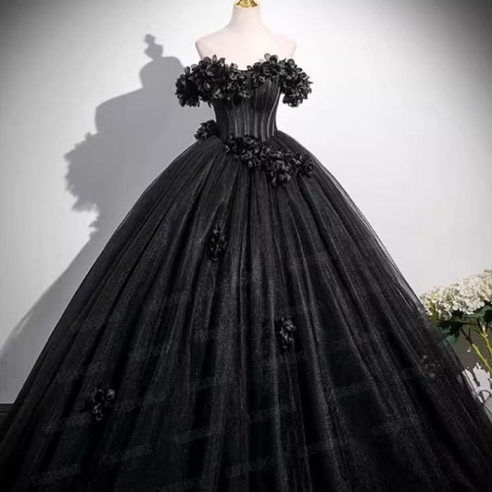 フリル付き袖 ベージュロングドレス ブラックチュール 楽天市場】ANGEL カラードレス オフショルダー フラワー