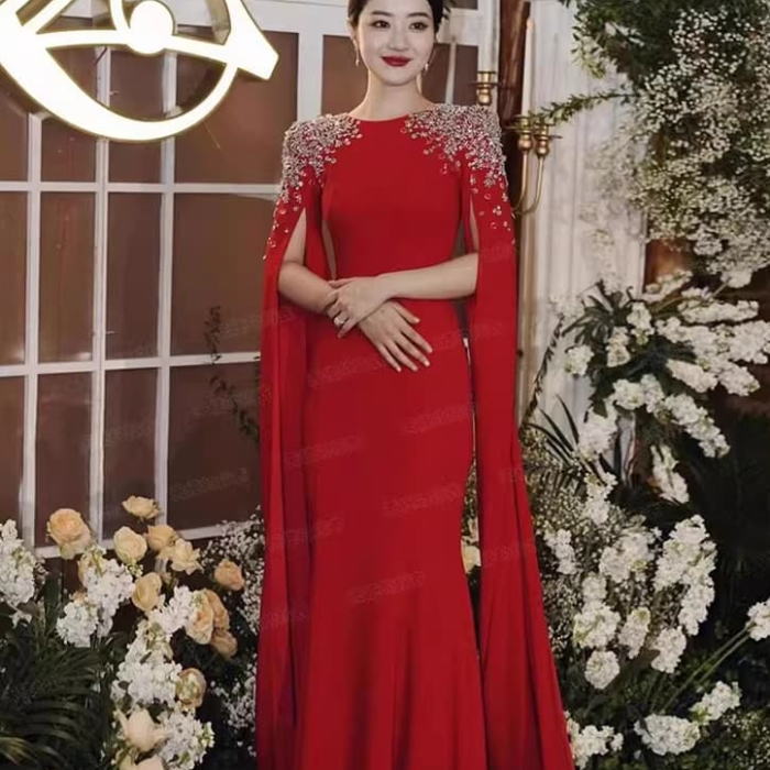 楽天市場】ANGEL カラードレス 新作 ベロア ビジュー パフスリーブ