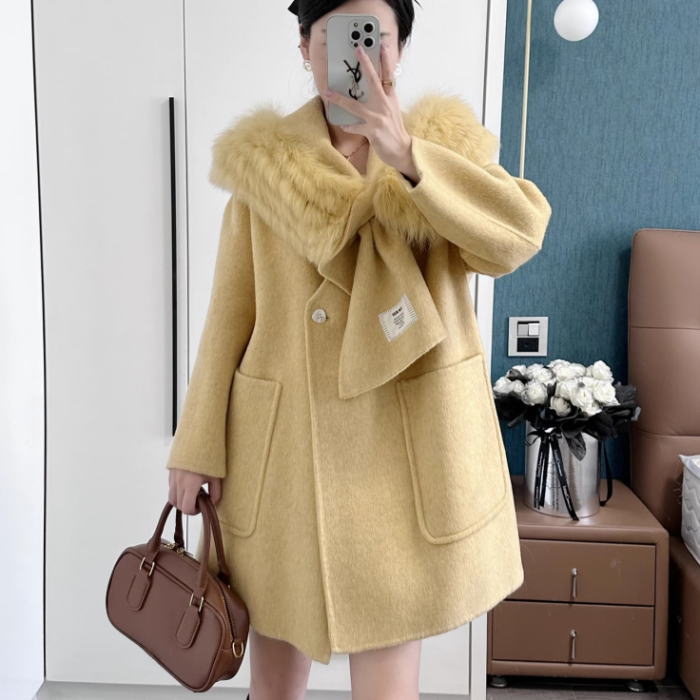 楽天市場】フォックス ファーコート ボリューム シルバー