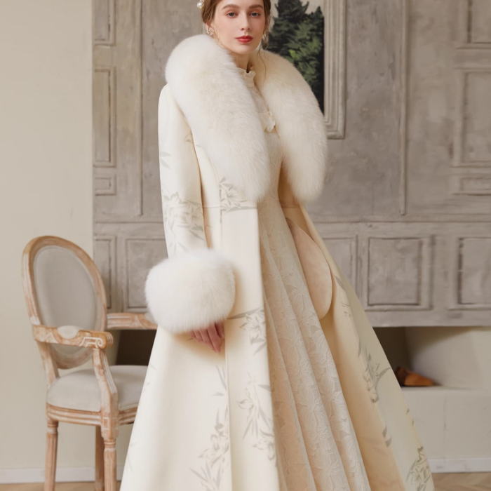 楽天市場】フォックス ファーコート ボリューム シルバー