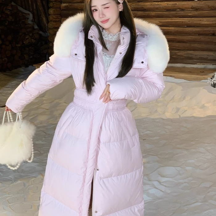 楽天市場】フォックス ファーダウンコート ボリューム