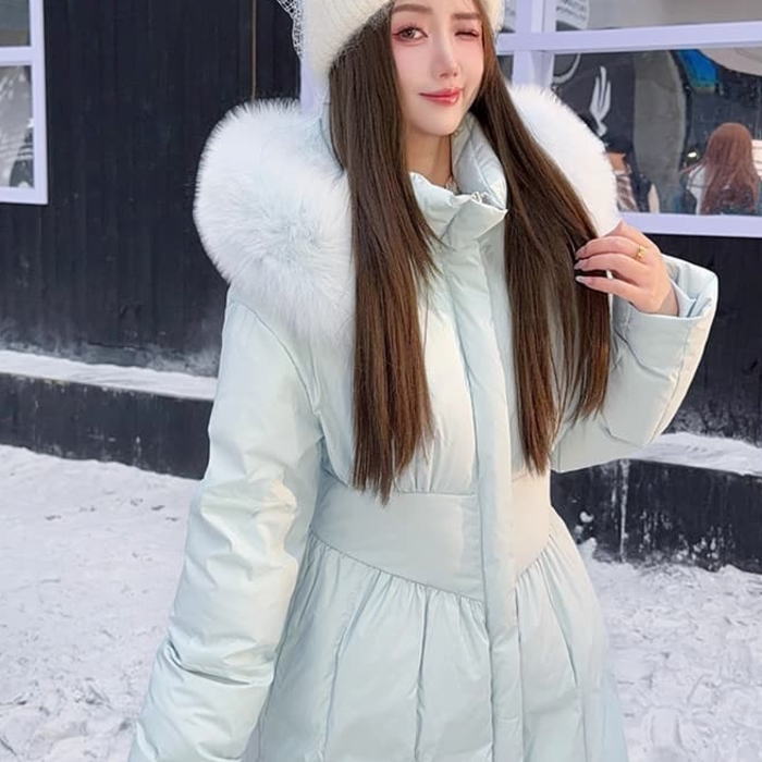 楽天市場】フォックス ファーダウンコート ボリューム