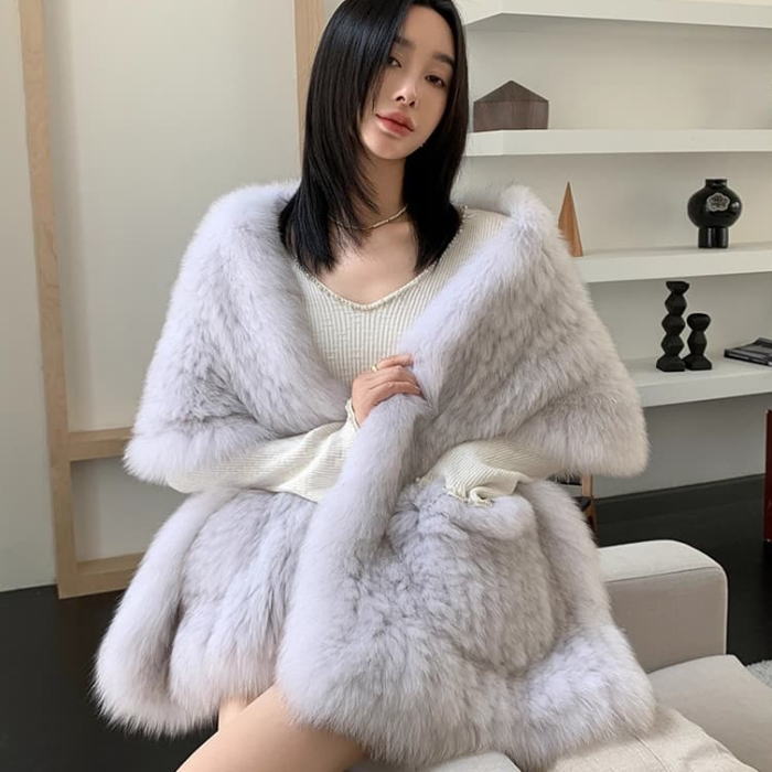 楽天市場】フォックス ファーマフラー フォックス ファー しっぽ付き