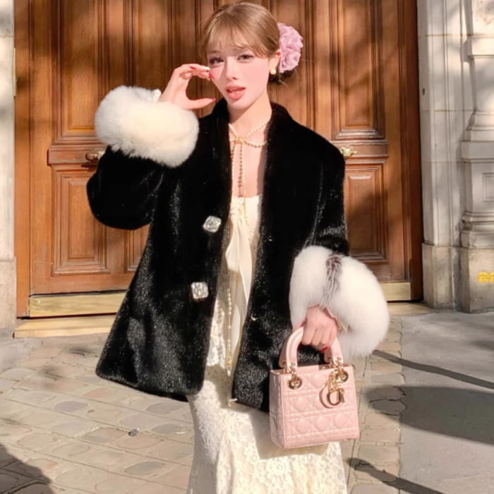 フォックスファー　ボリューム　セミロングコート 楽天市場】フォックスファーコート ボリューム フォックス ファー 毛皮