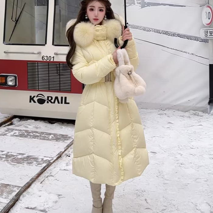 楽天市場】フォックス ファーダウンコート ボリューム フォックス