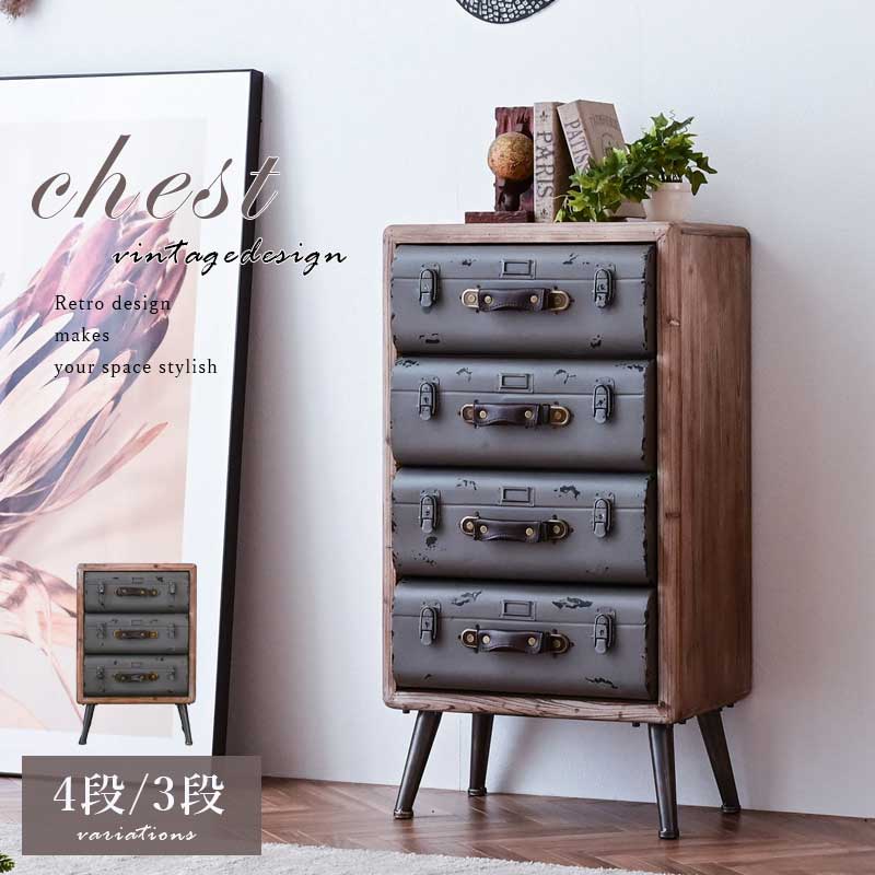 楽天市場】【送料無料】スチールラック3段ド北欧 レトロ シャビー