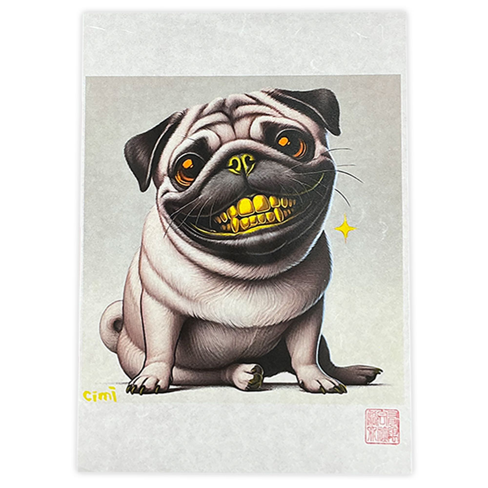 犬好きのための「ありえない犬」シリーズ｜デジタルと人の手による温もりの融合アート