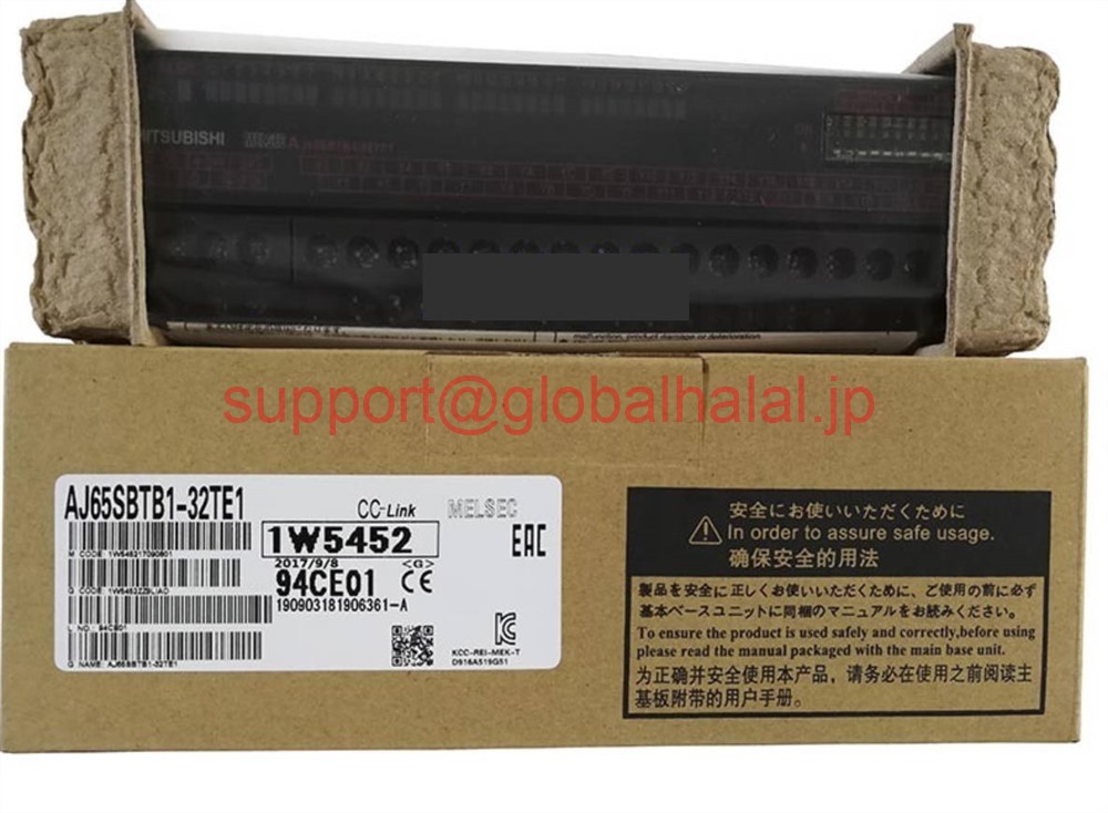 新品【東京発★適格請求書★税込】三菱 CC-Link小形タイプリモートI/Oユニット AJ65SBTB1-32TE1【6ヶ月保証】|Global Halal Japan