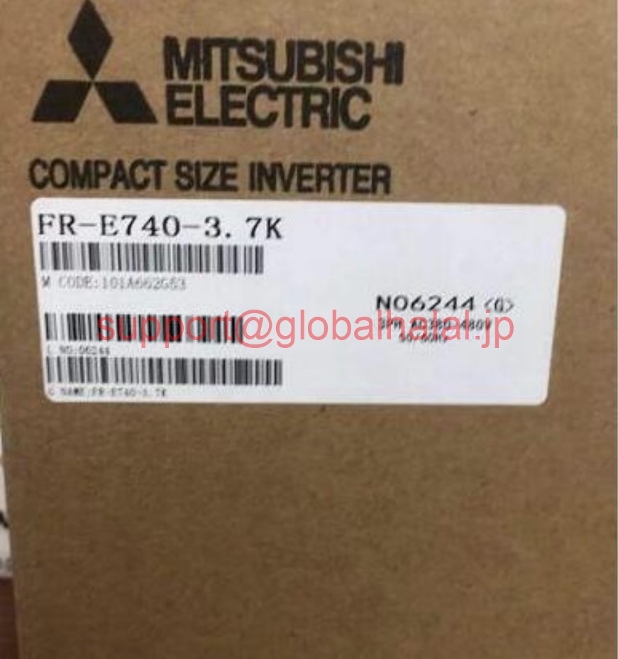 新品【東京発★適格請求書★税込】三菱電機 MITSUBISHI FREQROL-Dシリーズ インバータ FR-E740-3.7K【6ヶ月保証】|Global Halal Japan