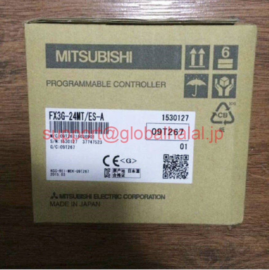 新品【東京発★適格請求書★税込】 MITSUBISHI/ 三菱 マイクロシーケンサー 基本ユニット FX3G-24MT/ES-A【６ヶ月保証】｜Global Halal Japan 25,844円
