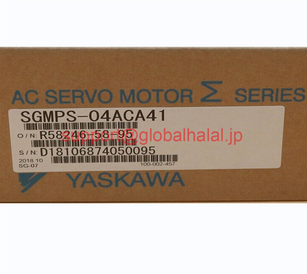 新品【東京発★適格請求書★税込】 YASKAWA サーボモータ SGMPS-04ACA41 【6ヶ月保証】|Global Halal Japan