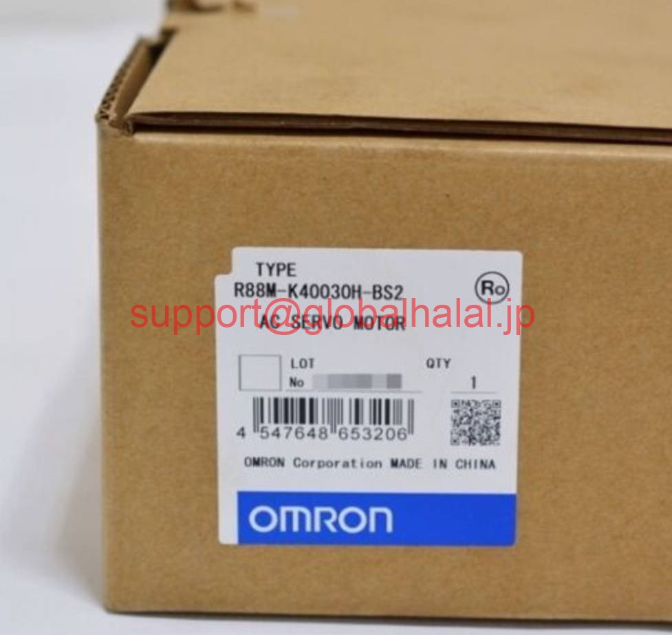 新品【東京発★適格請求書★税込】 OMRON サーボモーター R88M-K40030H-BS2 【6ヶ月保証】|Global Halal Japan