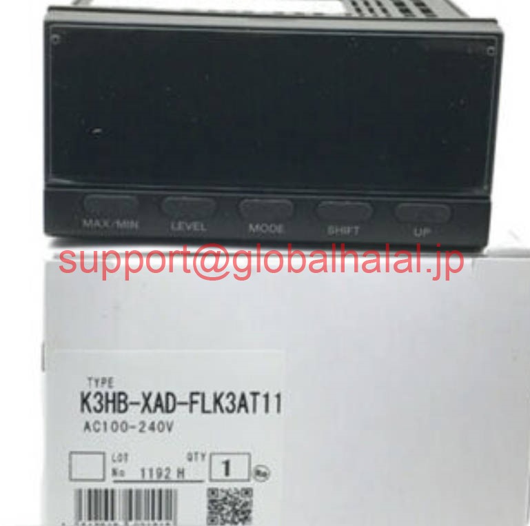 新品【東京発★適格請求書★税込】 OMRON 電流パネルメータ K3HB-XVD-FLK3AT11 【６ヶ月保証】