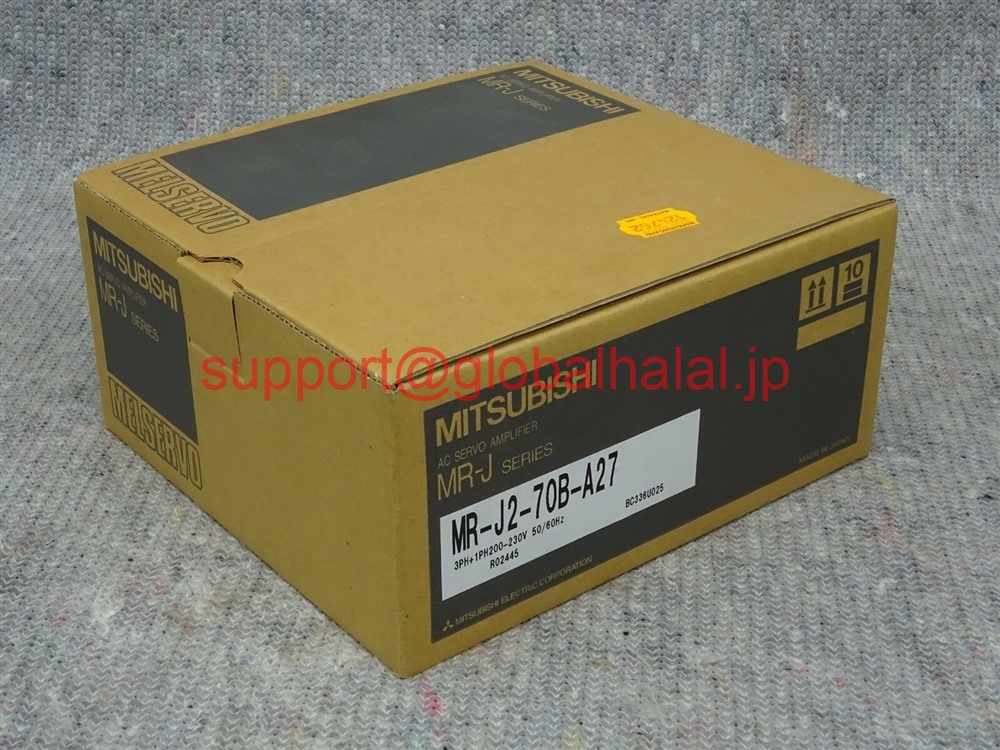新品【東京発★適格請求書★税込】 三菱 サーボドライバー MR-J2-70B-A27 【6ヶ月保証】|Global Halal Japan