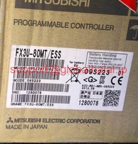 新品【日本の首都発★適当お願いごと書★税込】 三菱 シーケンサー FX3U-80MT/ESS 【６ヶ月引き受ける】