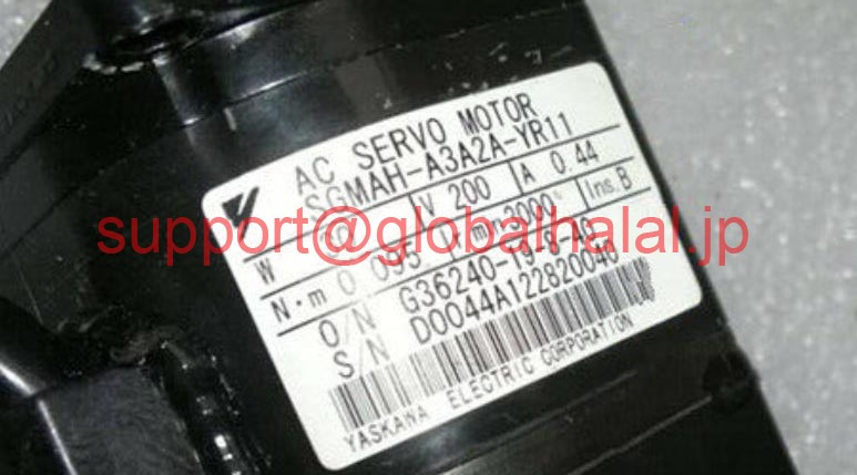 新品【東京発★適格請求書★税込】 YASKAWA サーボモーター SGMAH-A3A2A-YR11 【6ヶ月保証】|Global Halal Japan