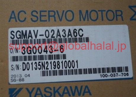新品【日本の首都発★適当お願いごと書★税込】 YASKAWA サーボ原動機 SGMAV-02A3A6C 【６ヶ月引き受ける】