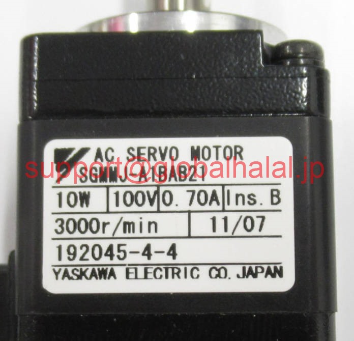 新品【東京発★適格請求書★税込】 YASKAWA サーボモータ SGMMJ-A1BAB21 【６ヶ月保証】