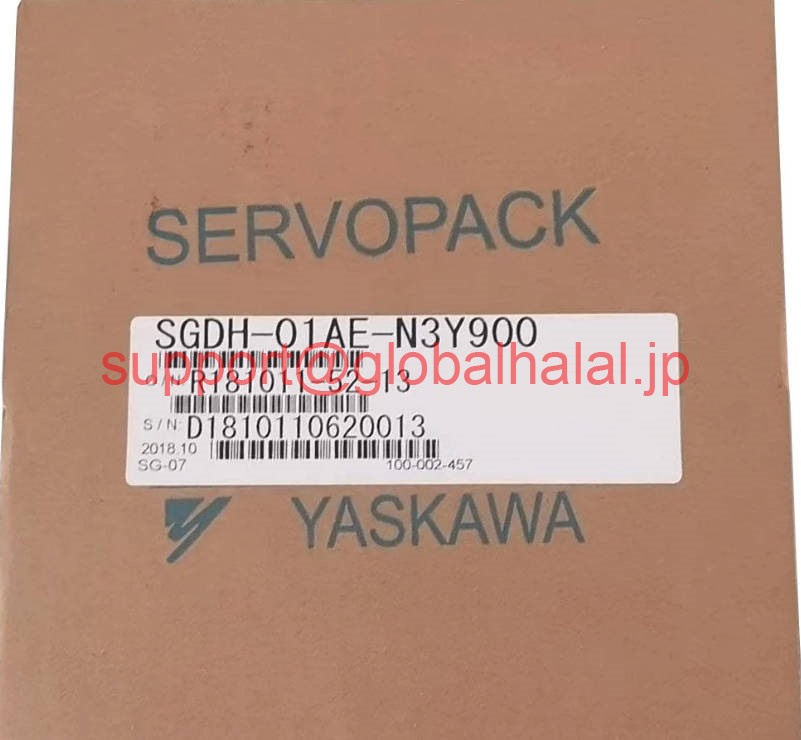 新品【東京発★適格請求書★税込】 YASKAWA サーボドライバー SGDH-01AE-N3Y900 【６ヶ月保証】｜Global Halal Japan