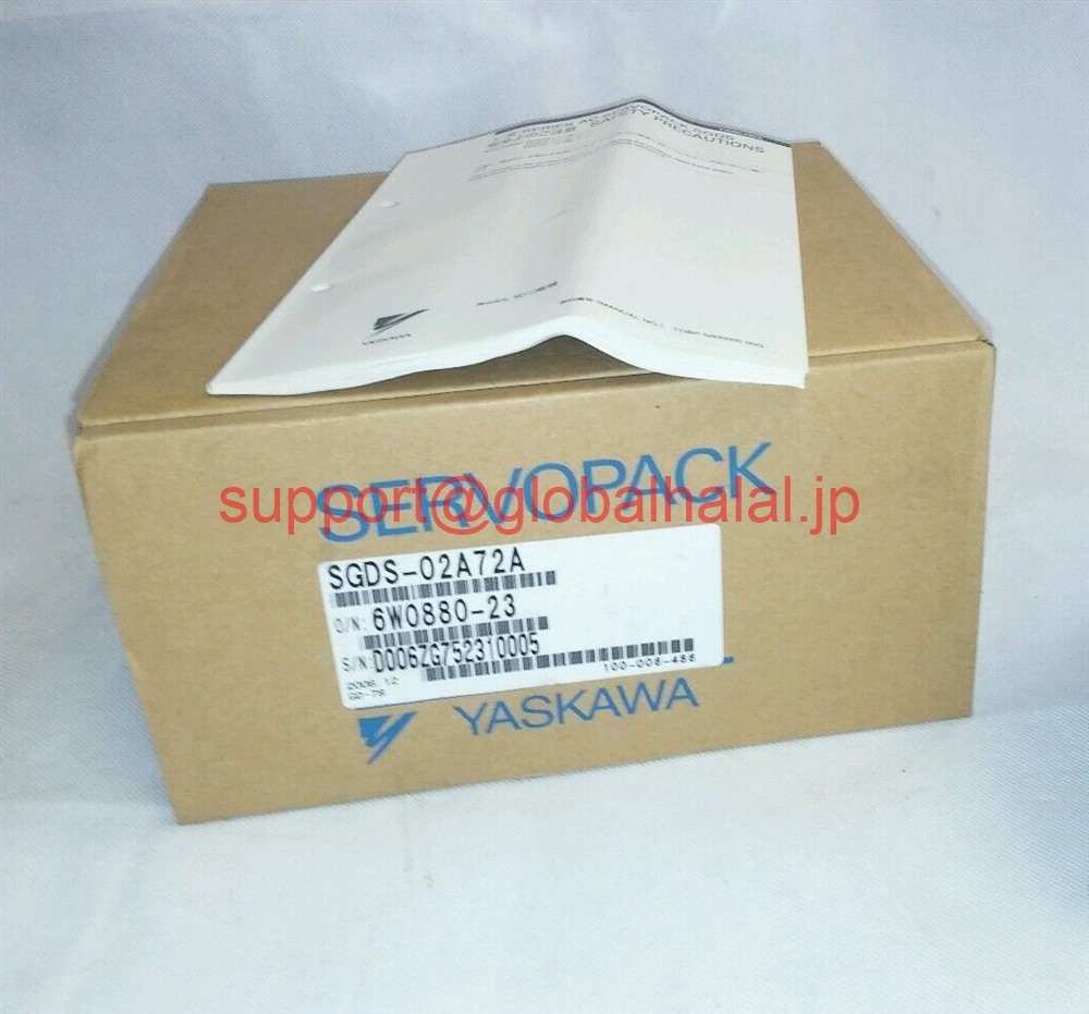 新品【東京発★適格請求書★税込】 YASKAWA サーボドライバー SGDS-02A72A 【６ヶ月保証】｜Global Halal Japan