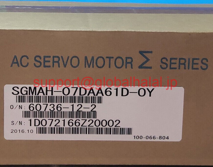新品【東京発★適格請求書★税込】 YASKAWA サーボモーター SGMAH-07DAA61D-OY 【６ヶ月保証】