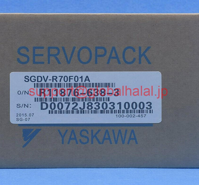 新品【東京発★適格請求書★税込】 YASKAWA サーボドライバー SGDV-R70F01A 【６ヶ月保証】｜Global Halal Japan