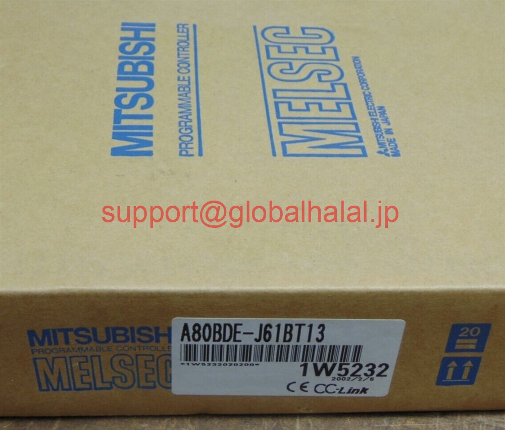 新品【東京発★適格請求書★税込】 三菱 シーケンサ A80BDE-J61BT13 【６ヶ月保証】｜Global Halal Japan