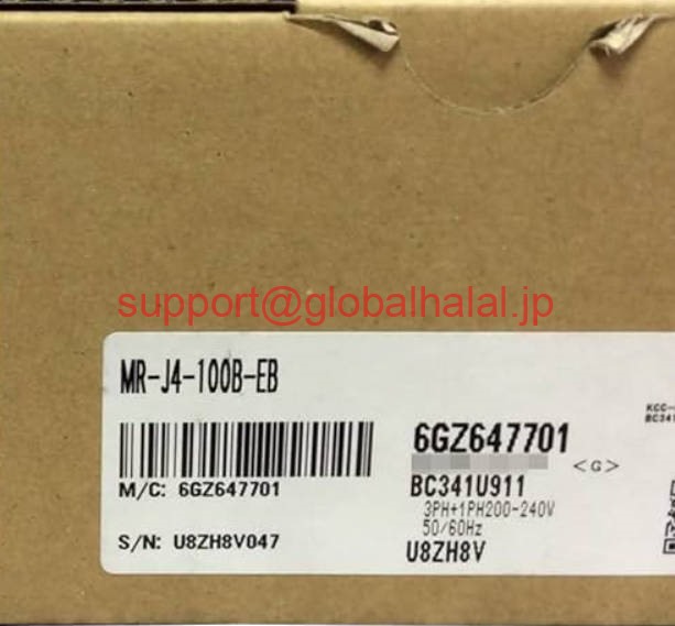 新品【東京発★適格請求書★税込】 三菱 サーボアンプ MR-J4-100B-EB 【６ヶ月保証】｜Global Halal Japan