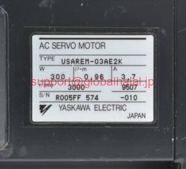 新品【東京発★適格請求書★税込】 YASKAWA サーボモータ USAREM-03AE2K 【６ヶ月保証】｜Global Halal Japan
