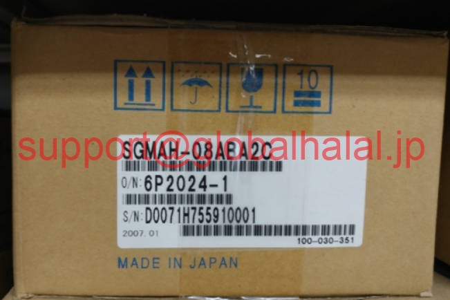 新品【東京発★適格請求書★税込】 YASKAWA サーボモーター SGMAH-08ABA2C 【６ヶ月保証】｜Global Halal Japan
