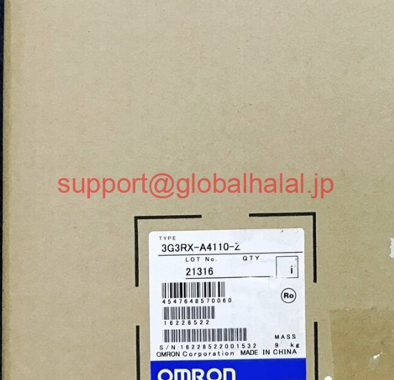 新品【東京発★適格請求書★税込】 OMRON 高機能型汎用インバータ 3G3RX-A4110-Z 【6ヶ月保証】|Global Halal Japan