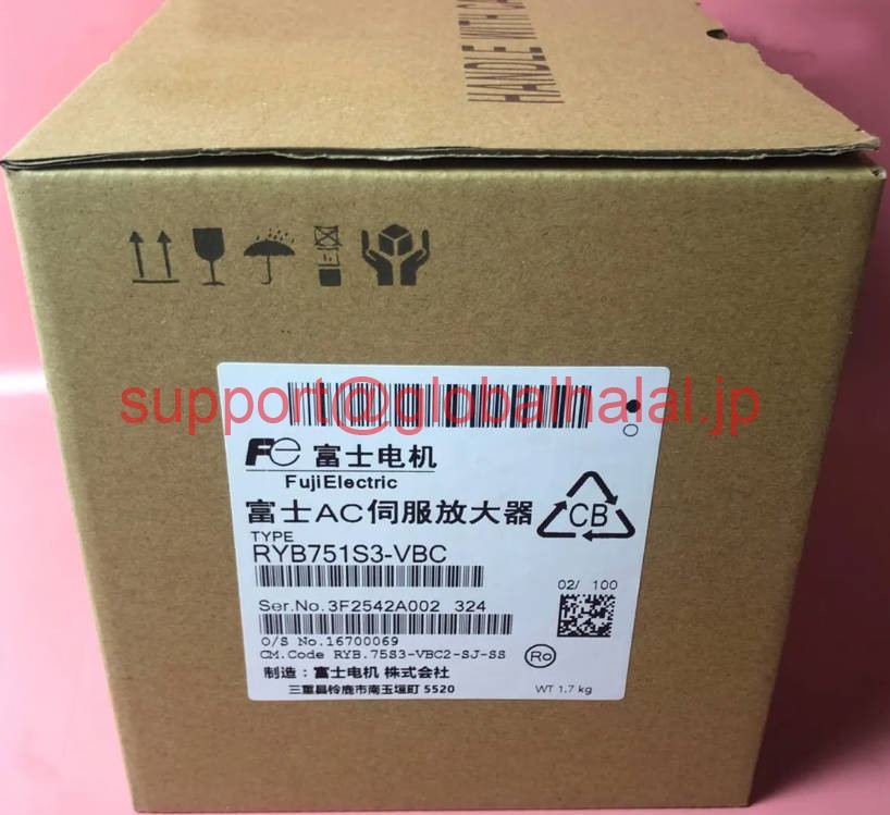 新品【東京発★適格請求書★税込】 富士 サーボアンプ RYB751S3-VBC 【６ヶ月保証】｜Global Halal Japan 77,550円