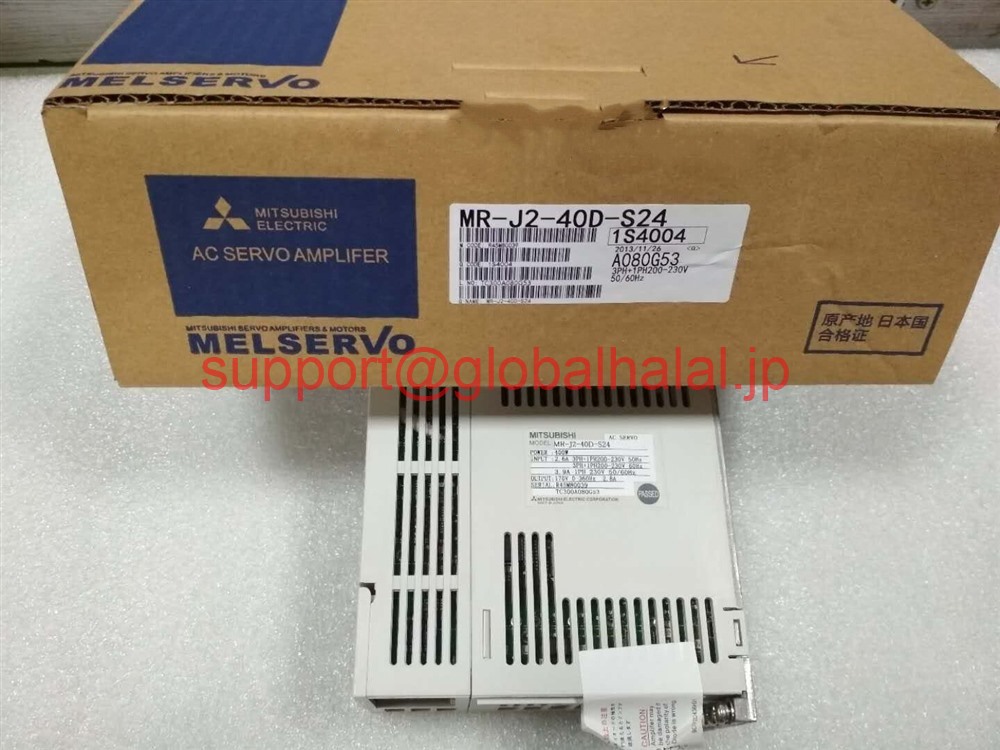 新品【東京発★適格請求書★税込】 三菱 サーボドライバ MR-J2-40D-S24 【６ヶ月保証】｜Global Halal Japan