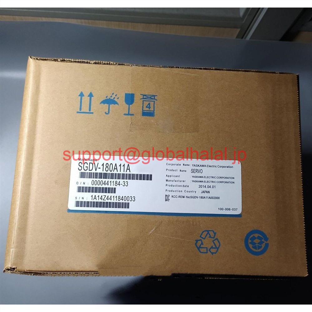 新品【東京発★適格請求書★税込】 安川 サーボドライバ SGDV-180A11A 【６ヶ月保証】｜Global Halal Japan