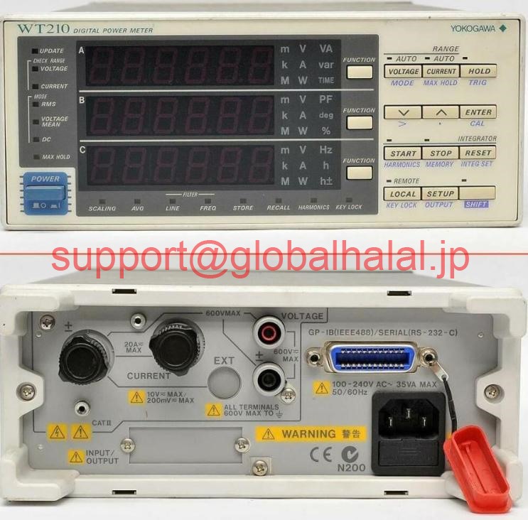 新品【日本の首都発★適当お願いごと書★税込】YOKOGAWA WT210 with GP-IB (USED, good working condition) WT-210 GPIB【６ヶ月引き請ける】 その他-パソコン・周辺機器