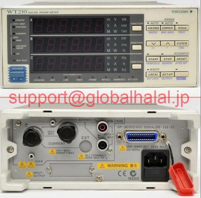 新品【日本の首都発★適当お願いごと書★税込】YOKOGAWA WT210 (USED, good working condition) WT-210【６ヶ月引き請ける】 パソコン・周辺機器-その他
