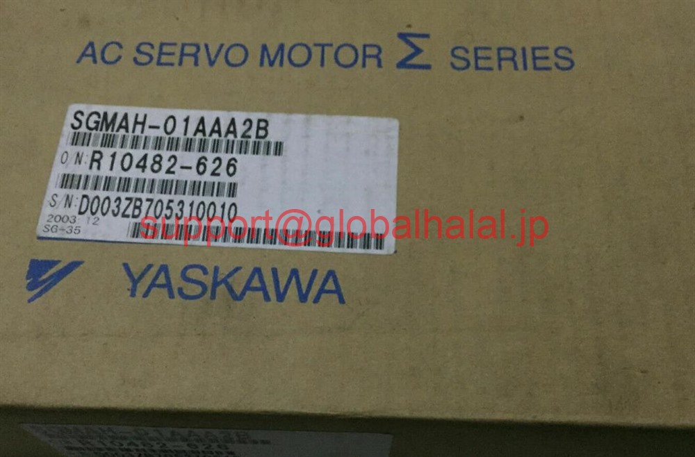 新品【東京発★適格請求書★税込】Yaskawa SGMAH-01AAA2B Servo motor SGMAH-O1AAA2B【６ヶ月保証】｜Global Halal Japan