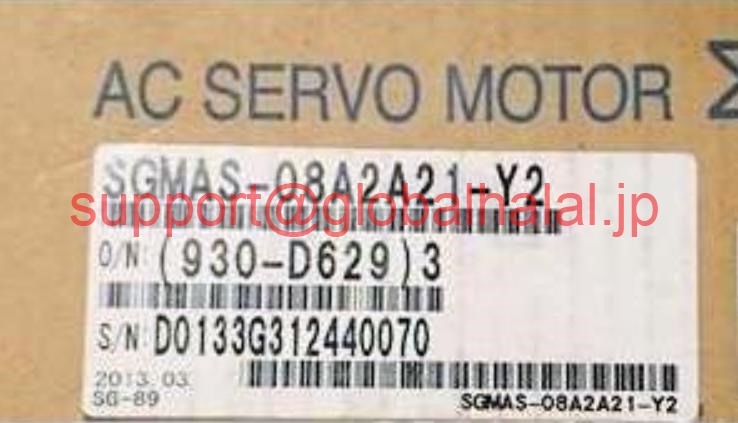 新品【東京発★適格請求書★税込】Yaskawa SGMAS-08A2A21 servo motor SGMAS-O8A2A21【6ヶ月保証】|Global Halal Japan