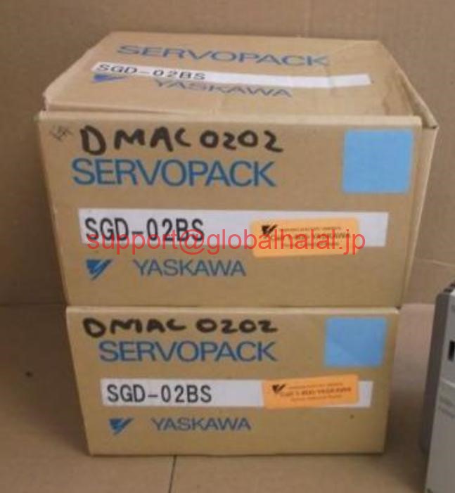 新品【東京発★適格請求書★税込】SGD-02BS Yaskawa Servo Motor Amplifier Driver Servopack SGD02BS【6ヶ月保証】|Global Halal Japan