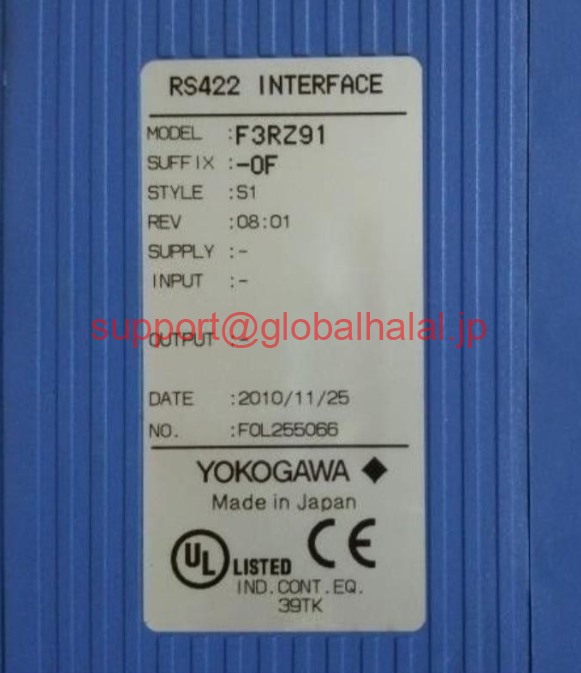 新品【日本の首都発★適当お願いごと書★税込】Yokogawa F3RZ91-0F (Used, good working condition) RS422 F3RZ91-OF【６ヶ月引き請ける】 パソコン・周辺機器-その他