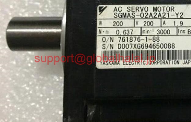 新品【東京発★適格請求書★税込】Yaskawa SGMAS-02A2A21-Y2 servo motor SGMAS-O2A2A21-Y2【６ヶ月保証】｜Global Halal Japan