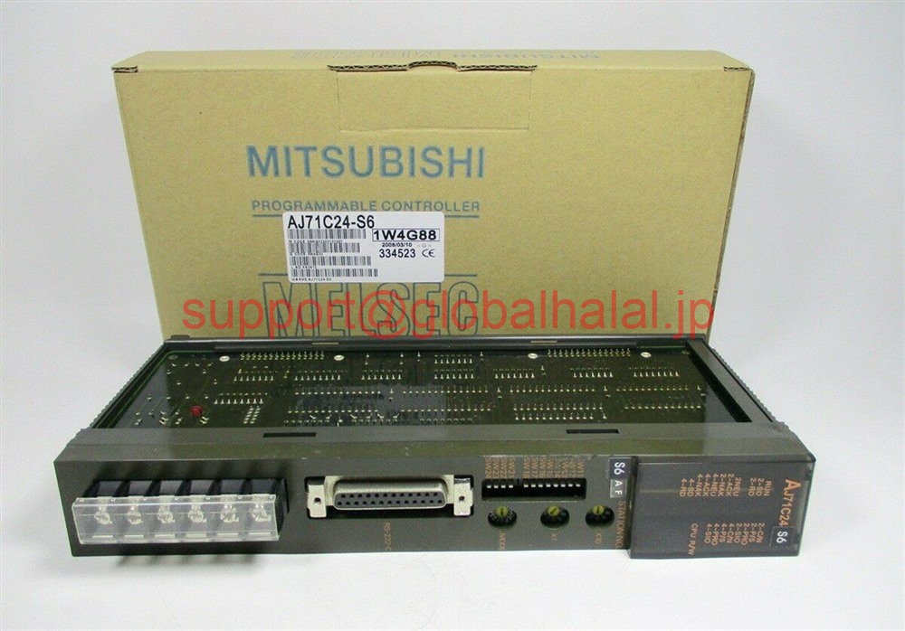 新品【東京発★適格請求書★税込】MITSUBISHI/三菱 AJ71C24-S6 計算機リンクユニット【6ヶ月保証】|Global Halal Japan