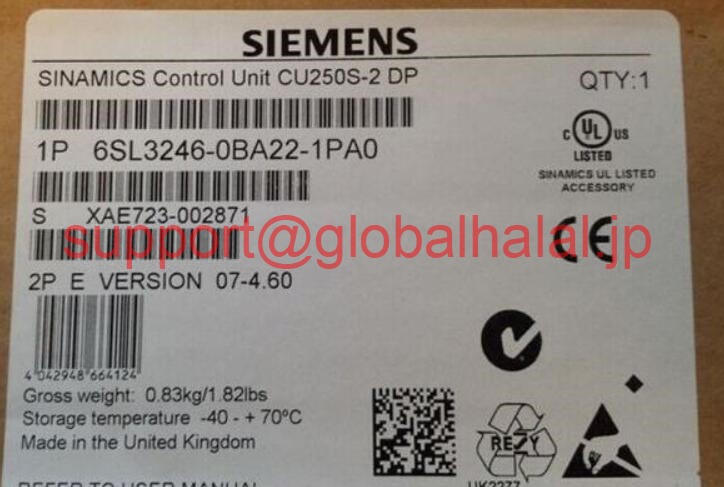 新品【東京発★適格請求書★税込】シーメンス Siemens 6SL3246-0BA22-1PA0【6ヶ月保証】|Global Halal Japan